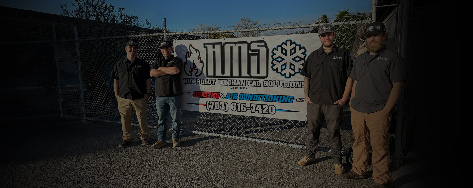 Humboldt Mechanical Solutions Team of HVAC Services Experts Humboldt County Group Photo